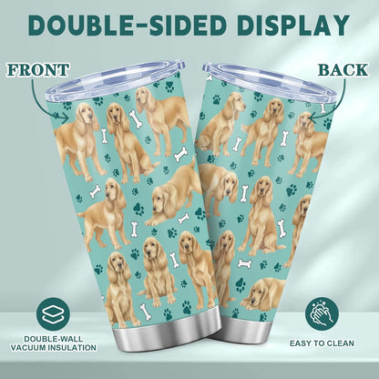 Beagle Gifts for Women Men, 40oz Stainless Steel Insulated Tumbler Travel Cup Mug, Funny and Unique Beagle Gifts for Dog Lover - Colors A