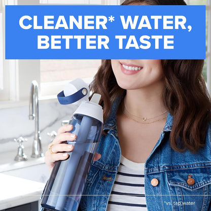 Brita 36386 Premium Water Filter Bottles, 26oz, Night Sky
