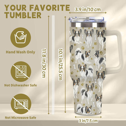 Beagle Gifts for Women Men, 40oz Stainless Steel Insulated Tumbler Travel Cup Mug, Funny and Unique Beagle Gifts for Dog Lover - Colors B