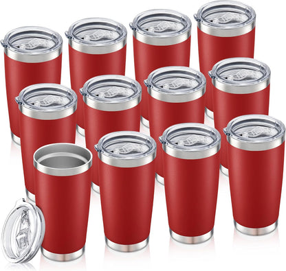 20 oz Tumbler with Lid Stainless Steel Insulated Tumblers Double Wall Vacuum Coffee Mug Powder Coated Tumbler Cups for Cold and Hot Drinks, Tropical Pink, 1 pack