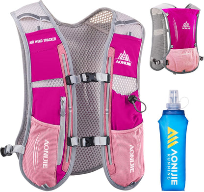 Azarxis Running Water Bottles Flask BPA Free Leakproof Hydration Vest Packs Waist Belt Replacement for Triathlon Marathon Hiking Cycling Climbing Runner