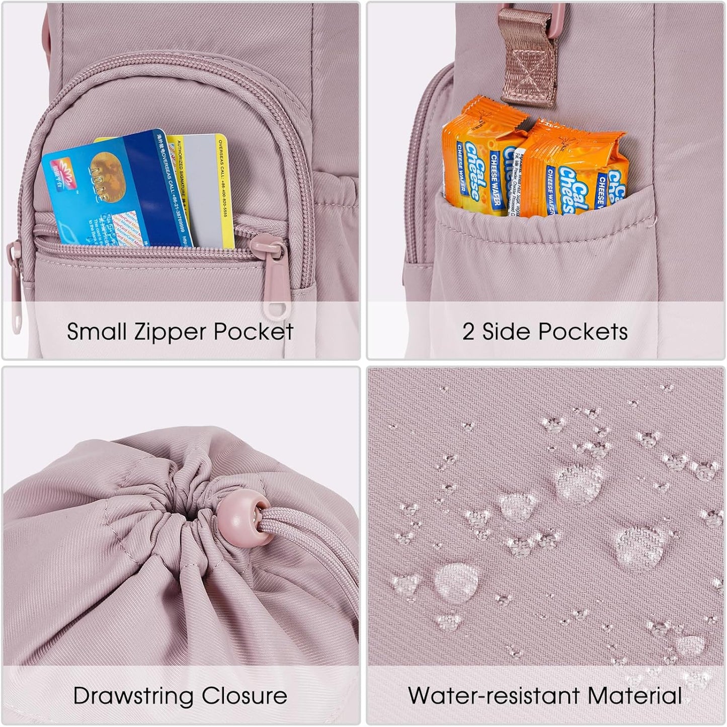 sportsnew Water Bottle Holder 40oz Crossbody Insulated Cup Sleeve Water Bottle Carrier Sling Bag with Phone Pocket, Walking