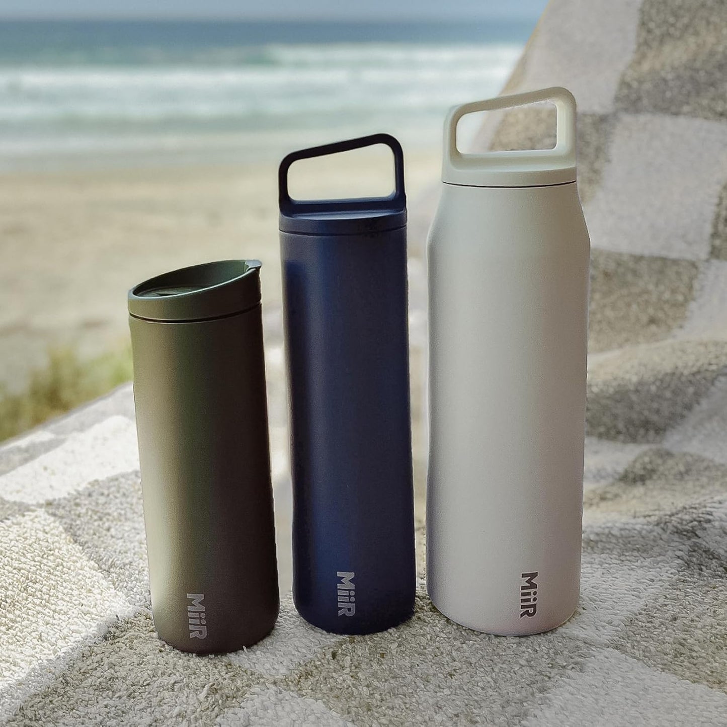 MiiR Tumbler, 12oz Insulated Stainless Steel with Press Fit Slide Lid – Splash Proof Design, Holds Hot & Cold Beverages, Stylish & Functional Cup Holder Compatible