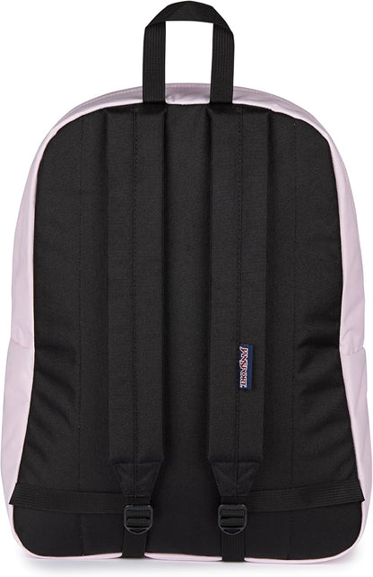 JanSport SuperBreak One Backpacks - Durable, Lightweight Bookbag with 1 Main Compartment, Front Utility Pocket with Built-in Organizer - Premium Backpack, Black - Colors B