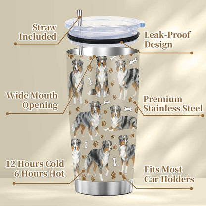 Beagle Gifts for Women Men, 40oz Stainless Steel Insulated Tumbler Travel Cup Mug, Funny and Unique Beagle Gifts for Dog Lover - Colors A
