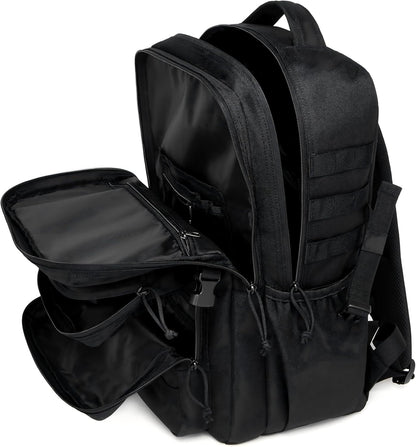 Wotony Military Tactical Backpack for Men Waterproof Daypack 3 Day Assault Pack Molle Bag with Water Bottle Holder