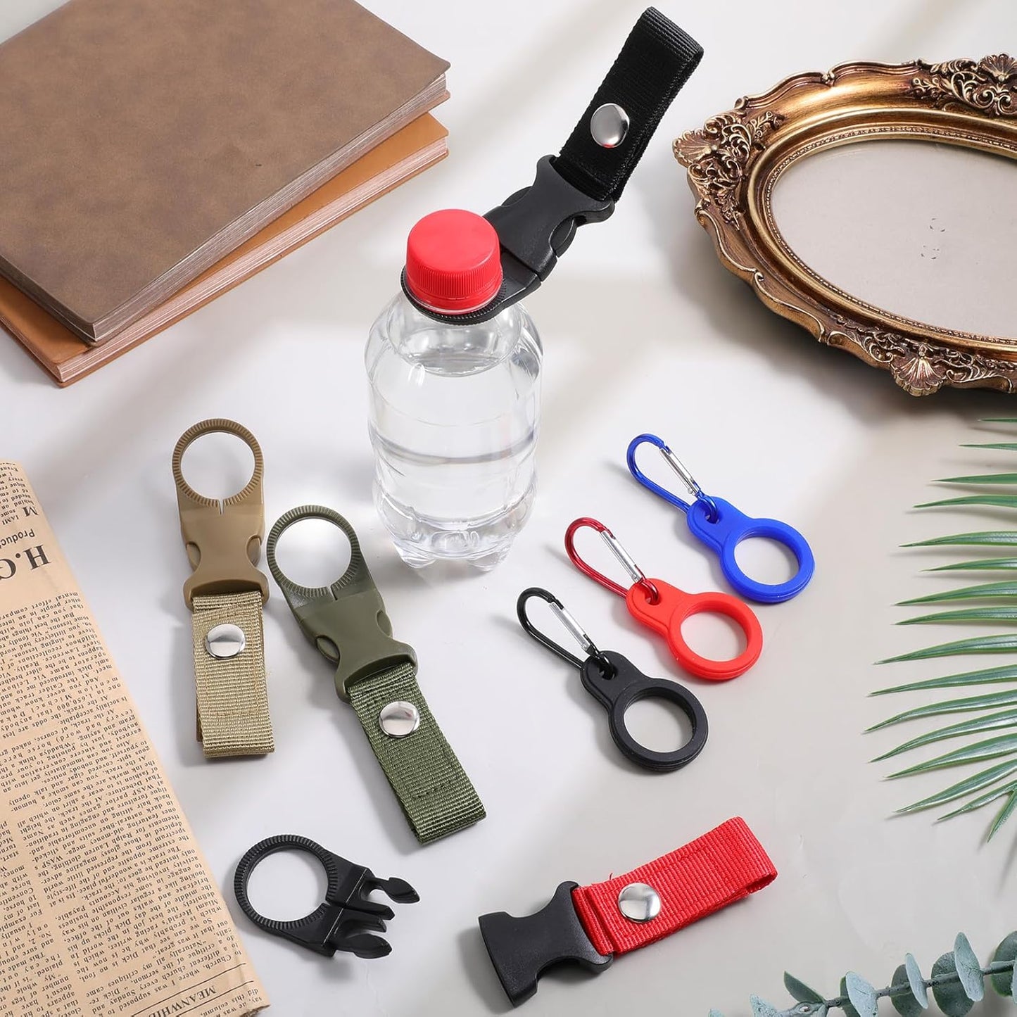7 Pcs Water Bottle Holder Hanging Bottles Buckle Clip