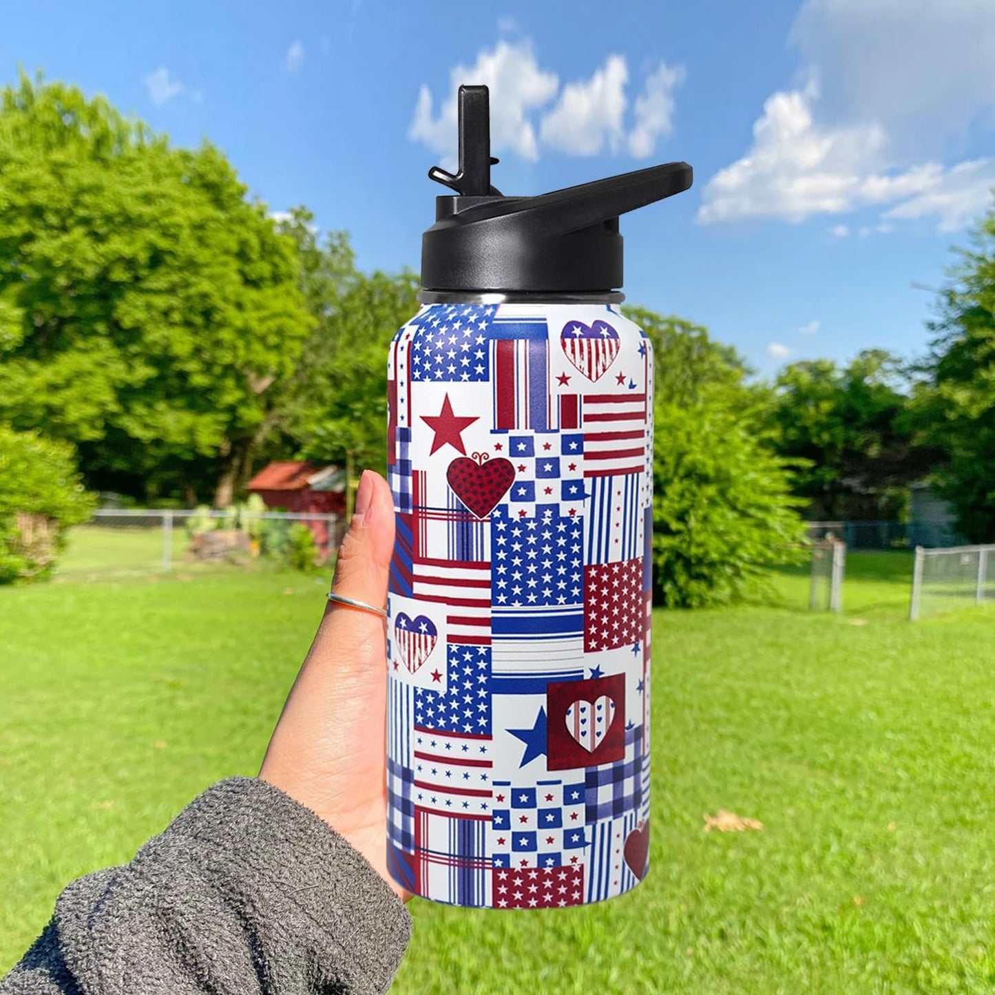 32 oz Pickleball Insulated Water Bottle with Straw - Pickleball Gym Hiking Sports Coffee Mug | Perfect Pickleball Gifts for Women, Pickleball Decor Accessories