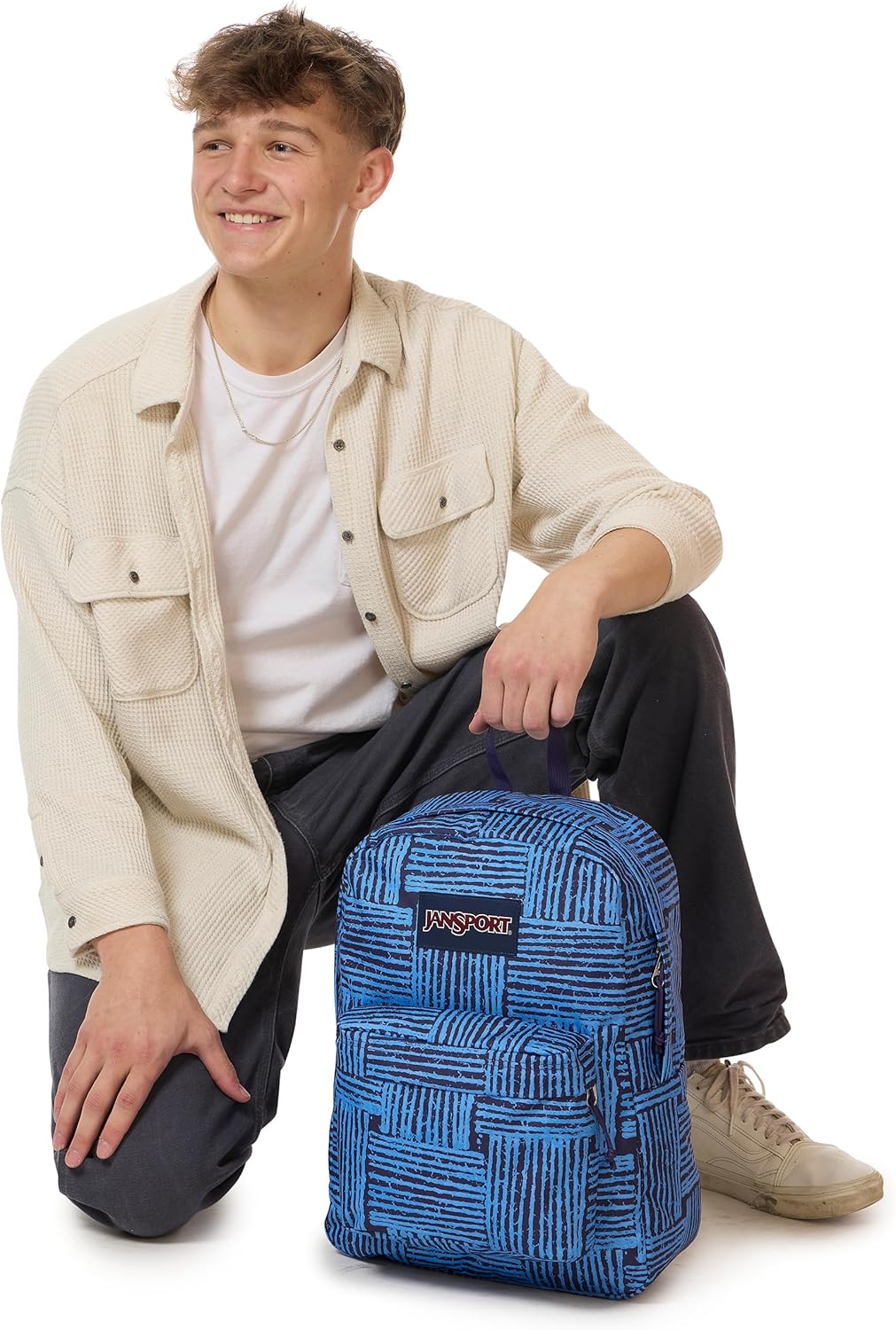 JanSport SuperBreak One Backpacks - Durable, Lightweight Bookbag with 1 Main Compartment, Front Utility Pocket with Built-in Organizer - Premium Backpack, Black - Colors A