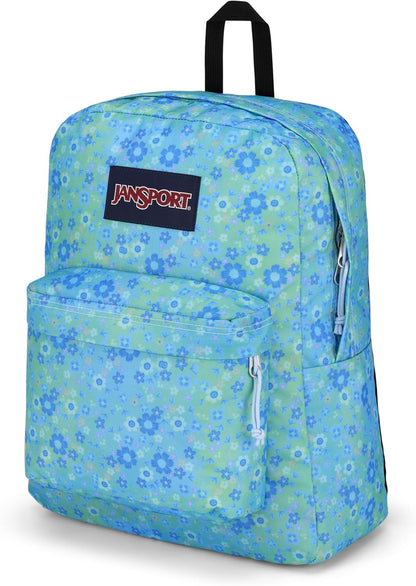 JanSport SuperBreak One Backpacks - Durable, Lightweight Bookbag with 1 Main Compartment, Front Utility Pocket with Built-in Organizer - Premium Backpack, Black - Colors A