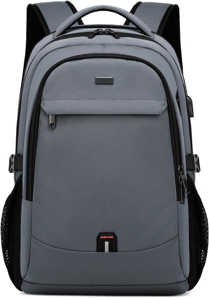 DUSLANG 17 Inch Laptop Backpack for Travel Water Resistant College Backpack for Men/Women Laptop Bag with USB Charging Port,Black - Colors B