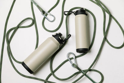 ZULU Powerfill Pro 32oz Stainless Steel Water Bottle with Quick Fill Lid, Triple Walled Vacuum Insulated Metal, Leak Proof Locking Lid, Sip and Chug, Reusable BPA Free, High Tide