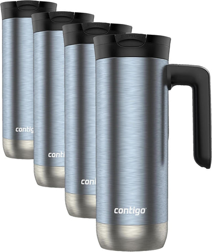 Contigo Superior 2.0 Stainless Steel Travel Mug with Handle with SNAPSEAL Lid, 20oz.