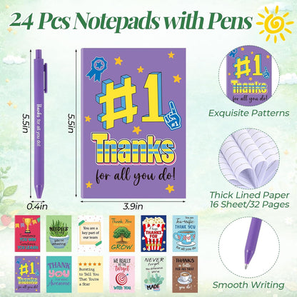 Feifeiya 72 Pcs/ 24 Set Bible Verse Gifts Bulk 24 oz Father's Day Christian Plastic Tumbler with Lids and Straws Inspirational Prayer Notepads Religious Pen Church Cups Gift for Christian Party Favors