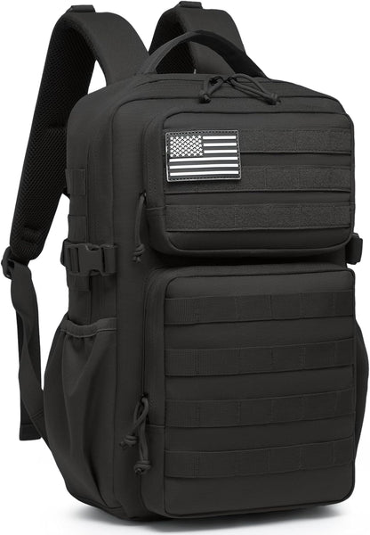 Wotony Military Tactical Backpack for Men Waterproof Daypack 3 Day Assault Pack Molle Bag with Water Bottle Holder