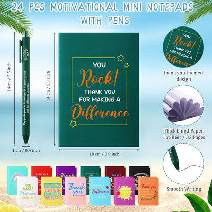 Feifeiya 72 Pcs/ 24 Set Bible Verse Gifts Bulk 24 oz Father's Day Christian Plastic Tumbler with Lids and Straws Inspirational Prayer Notepads Religious Pen Church Cups Gift for Christian Party Favors