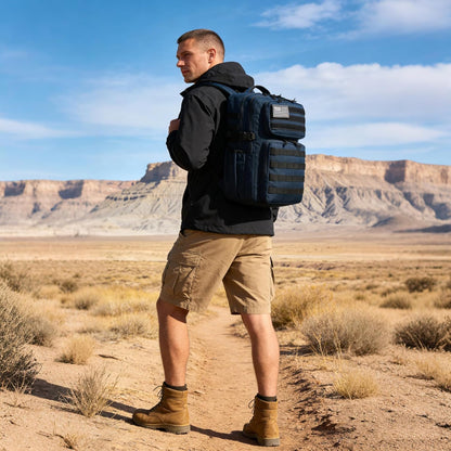 Wotony Military Tactical Backpack for Men Waterproof Daypack 3 Day Assault Pack Molle Bag with Water Bottle Holder