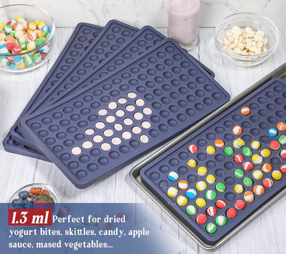 Webake Silicone Water Bottle Ice Cube Trays Mold Set of 2, Easy Release Long Ice Cube Sticks For Cocktail and Whisky