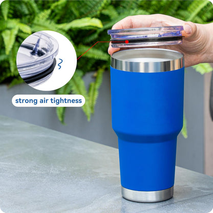 2 Pack 20 ozTumbler Lid for Yeti Rambler,Old Style Rtic and More Travel Mugs, Splash Proof Replacement Lid for 3.2" Inner Diameter Tumblers