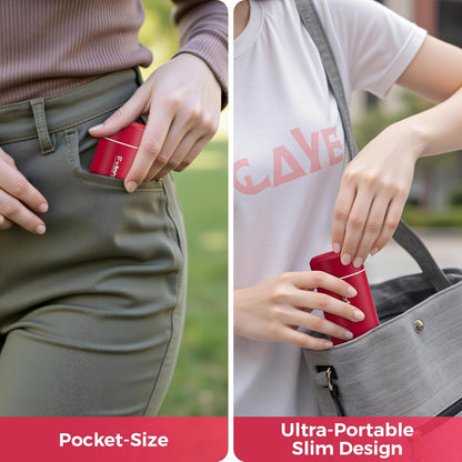 【Upgraded】Exllena Small Insulated Water Bottle 12 oz/350ml– Mini Insulated Water Bottle for Hot & Cold Drinks, Perfect Small Water Bottle for Travel, Purse...(Greyish Blue)