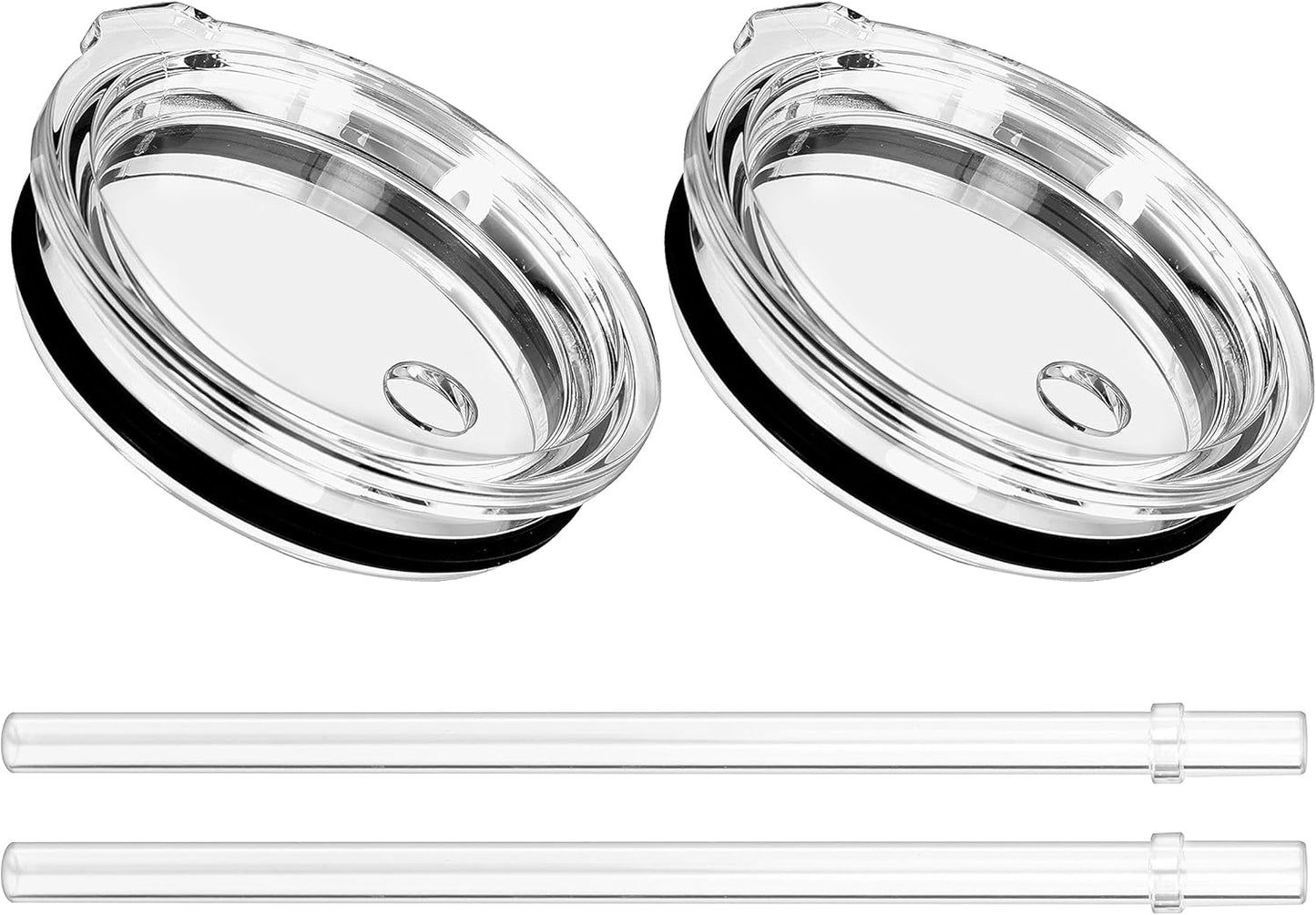 30 oz Tumbler Lid, Replacement Lids Compatible for YETI 30/32 oz Tumbler, 14 oz Mug and 35 oz Straw Mug, 2 Pack Travel Spill Proof Cup Lids Covers with Magnetic Slider Switch, BPA Free