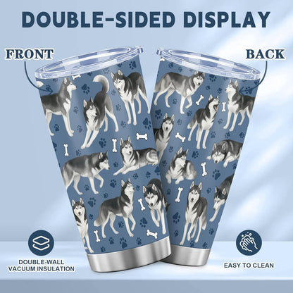 Beagle Gifts for Women Men, 40oz Stainless Steel Insulated Tumbler Travel Cup Mug, Funny and Unique Beagle Gifts for Dog Lover - Colors B
