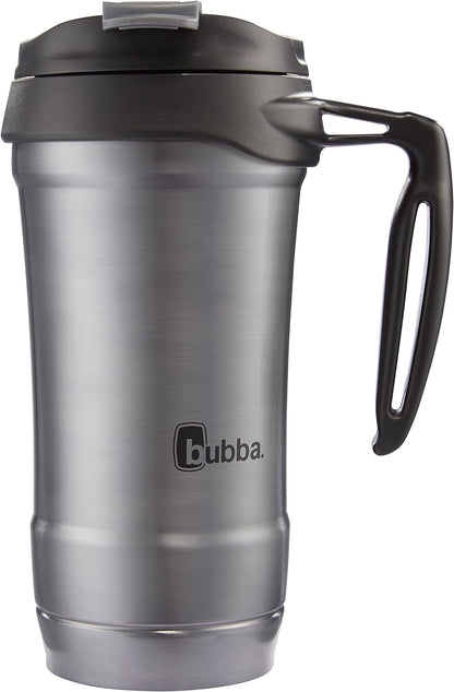 Bubba HERO Vacuum-Insulated Stainless Steel Travel Mug with Handle, 18 oz, Gunmetal