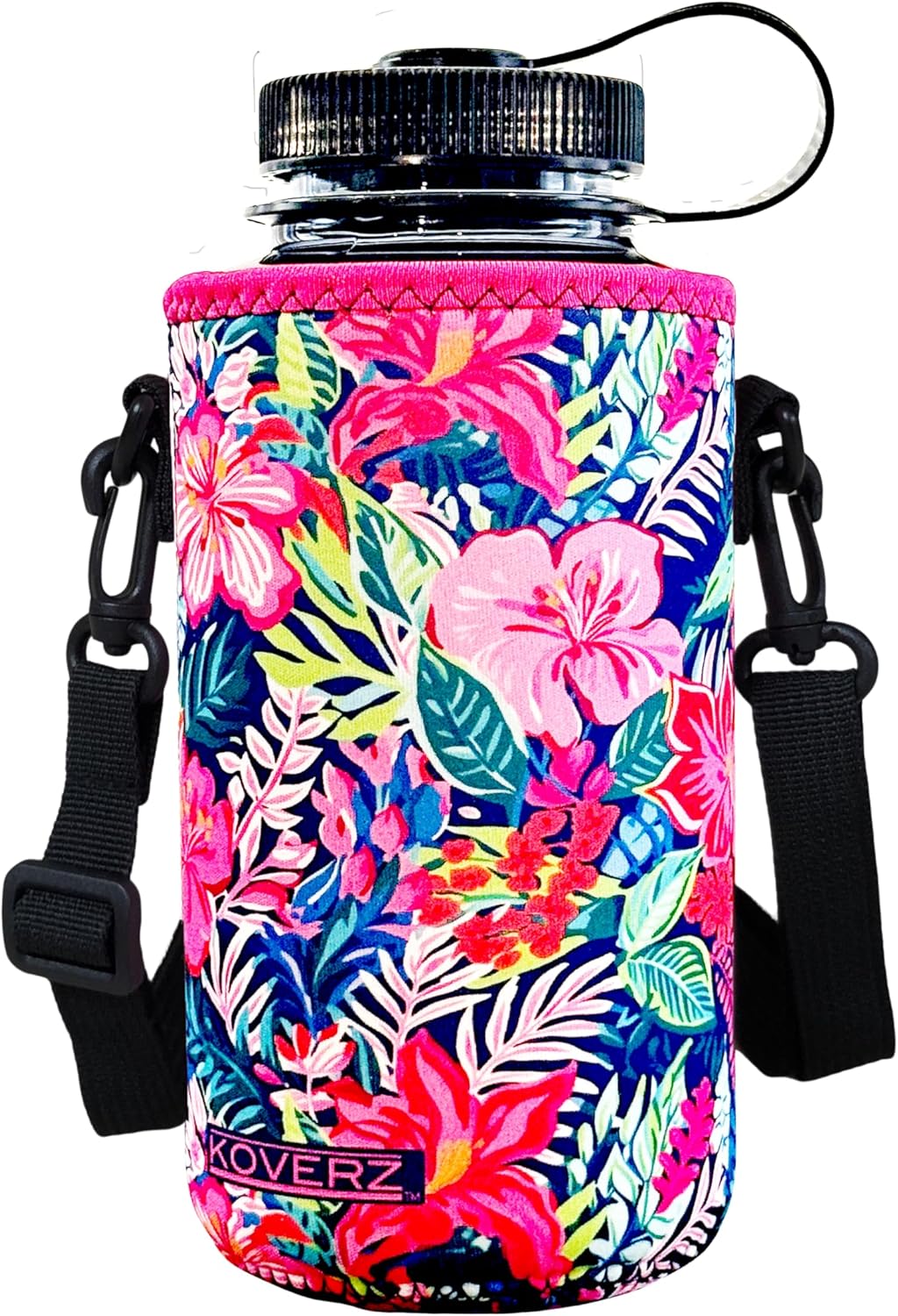 24-30oz 750ml Water Bottle Carrier with Shoulder Strap, Water Bottle Insulator - Midnight Mums