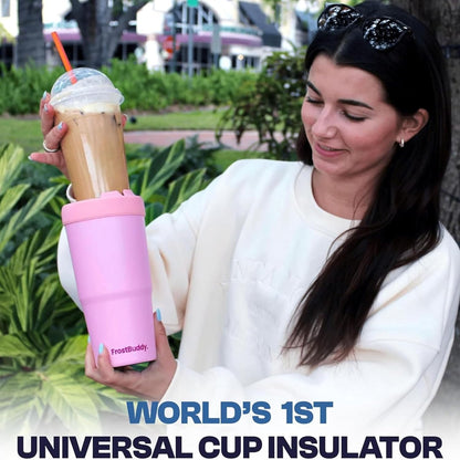 Frost Buddy Togo Buddy | 30 oz Stainless Steel Vacuum Insulated Tumbler | To Go Coffee Cup – Iced Coffee Cups, Iced Coffee Sleeve, Travel Mug, Thermal Cup for Hot & Cold Drinks, Dunkin Cup (Pencil) - Colors B