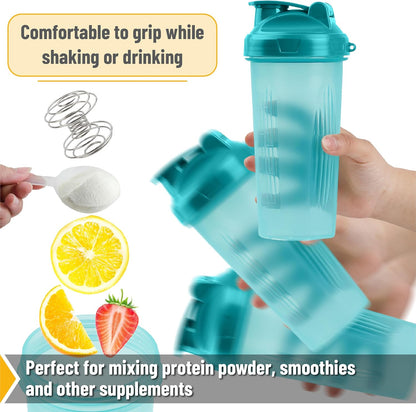 Mr. Pen- Shaker Bottles for Protein Mixes, 28 oz, Leak Proof Shaker Cups with Stainless Steel Wire Whisk Ball for Protein Shakes and Pre Workout