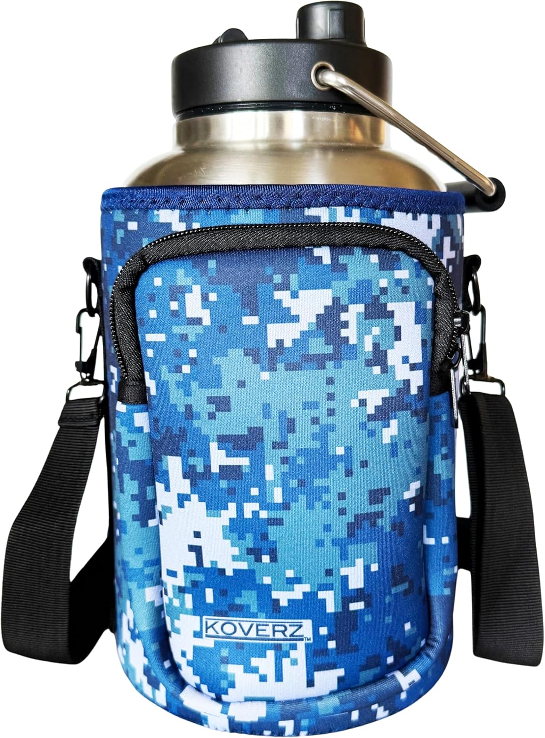 24-30oz 750ml Water Bottle Carrier with Shoulder Strap, Water Bottle Insulator - Midnight Mums