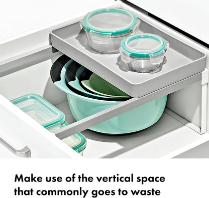 OXO Good Grips Water Bottle Organizer and Accessory Bin, Water Bottle Holder