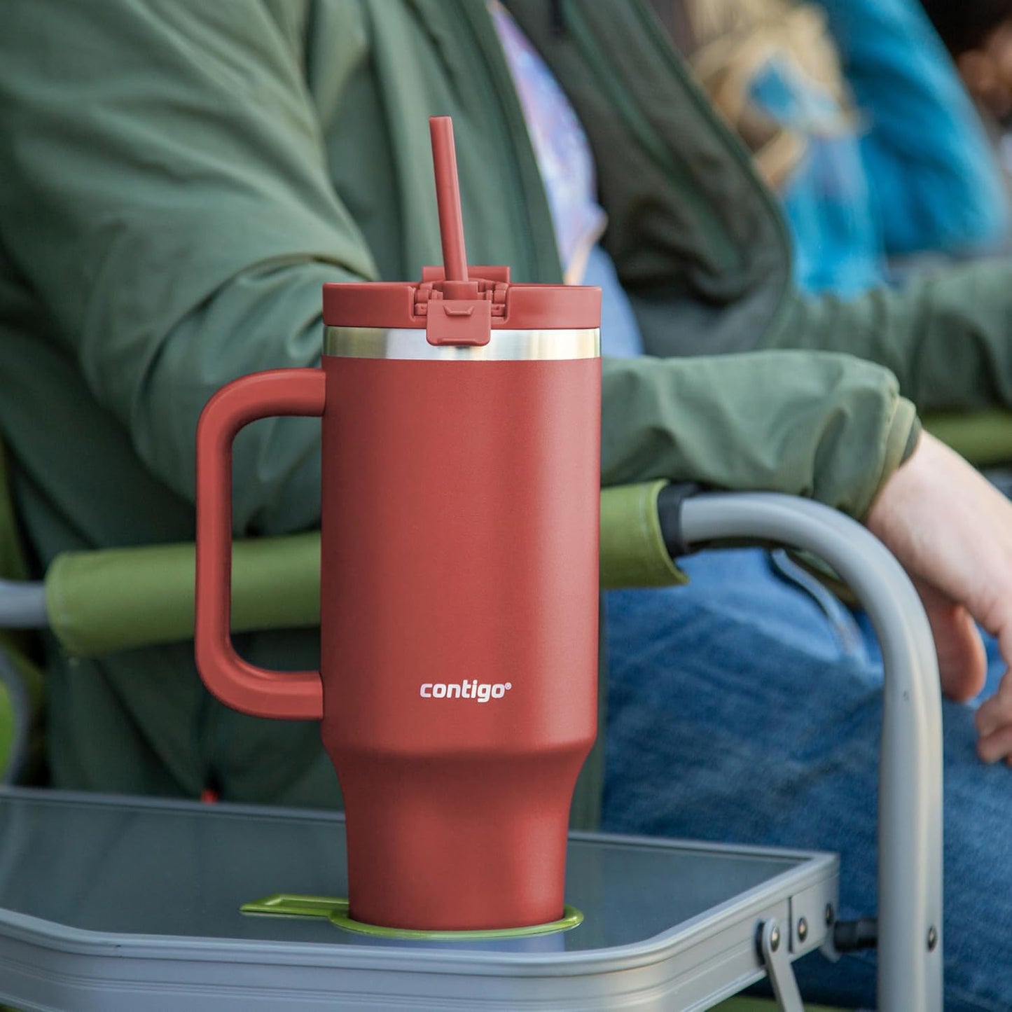 Contigo Streeterville 40oz Tumbler, Stainless Steel Vacuum Insulated, Leak-Proof, Cold for 29 Hours, Reef