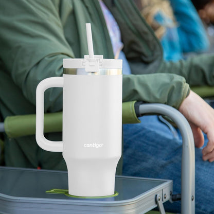 Contigo Streeterville 40oz Tumbler, Stainless Steel Vacuum Insulated, Leak-Proof, Cold for 29 Hours, Reef