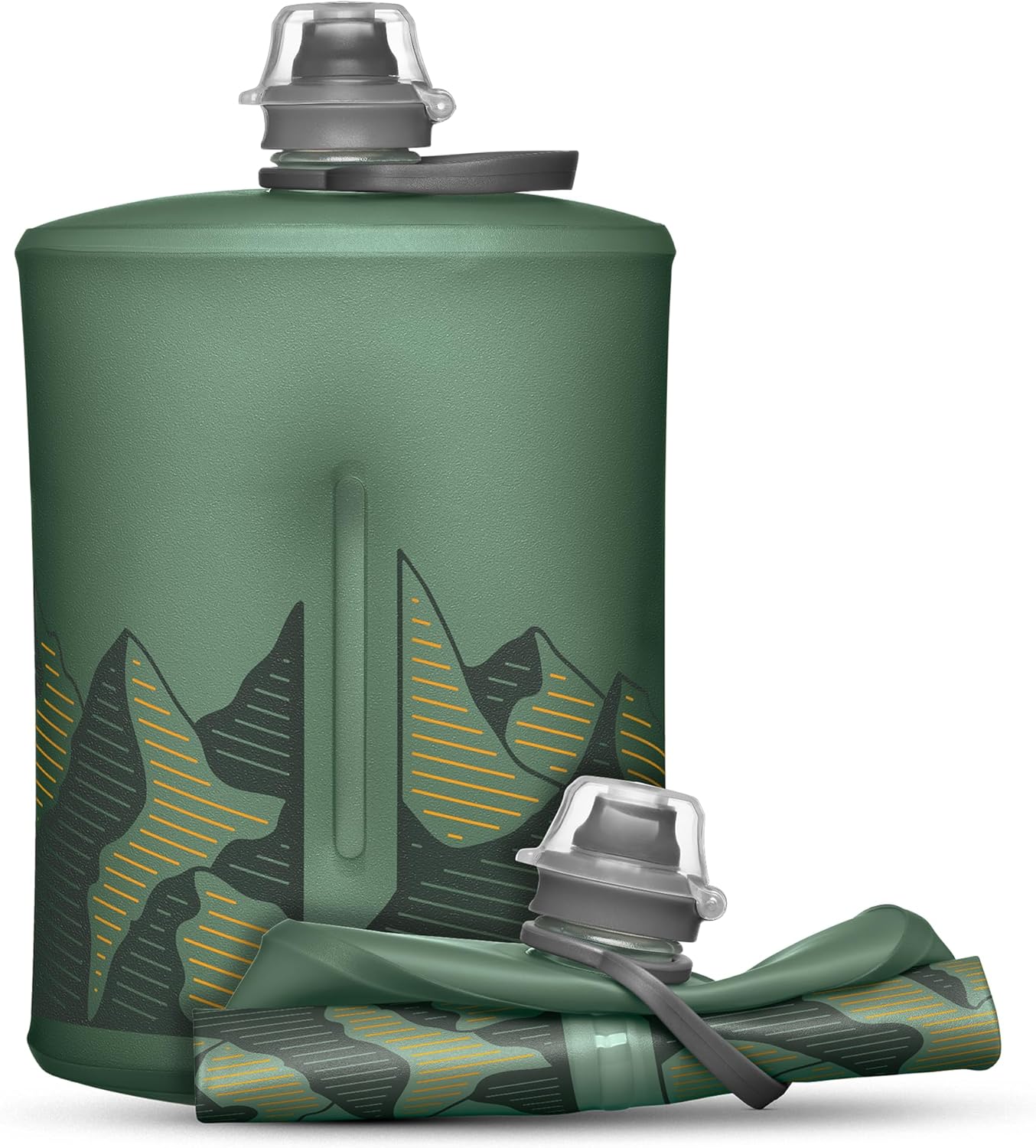 HydraPak Stow Collapsible Water Bottle – 350ml, 500ml, 1L – Ultralight, Leak-Proof, BPA-Free, Filter Compatible Travel & Hiking Flask