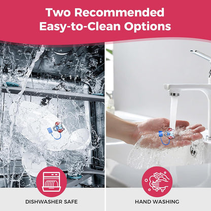 6PCS Pink Black Girl Straw Covers for Stanley Cup，Cute Silicone Straw Topper for 10mm Drinking Straw Tip Covers Stanley Cup Accessories