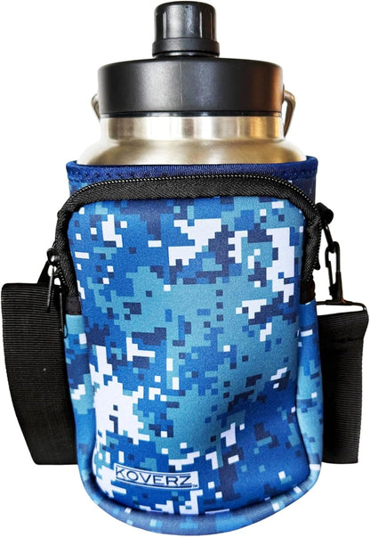 24-30oz 750ml Water Bottle Carrier with Shoulder Strap, Water Bottle Insulator - Midnight Mums