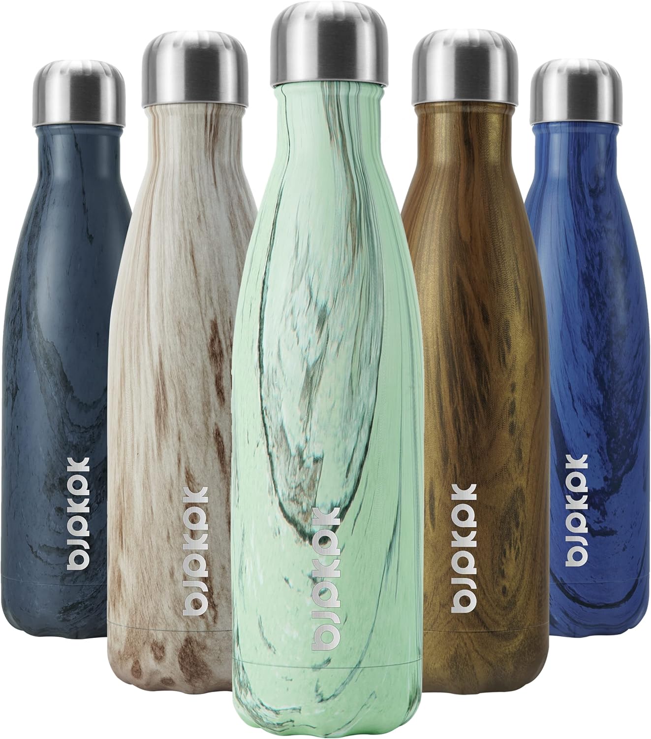 BJPKPK Insulated Water Bottle 12oz Small Stainless Steel Water Bottles Reusable Metal Thermal Keep Cold and Hot,Dreamy Purple - Colors B