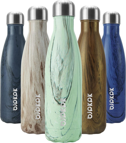BJPKPK Insulated Water Bottle 12oz Small Stainless Steel Water Bottles Reusable Metal Thermal Keep Cold and Hot,Dreamy Purple - Colors B
