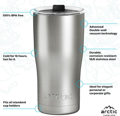 | 30 oz Tuscan Sun Insulated Tumbler with Straw & Cleaner - Retains Temperature up to 24hrs - Non-Spill Splash Proof Lid, Double Wall Vacuum Technology, BPA Free & Built to Last