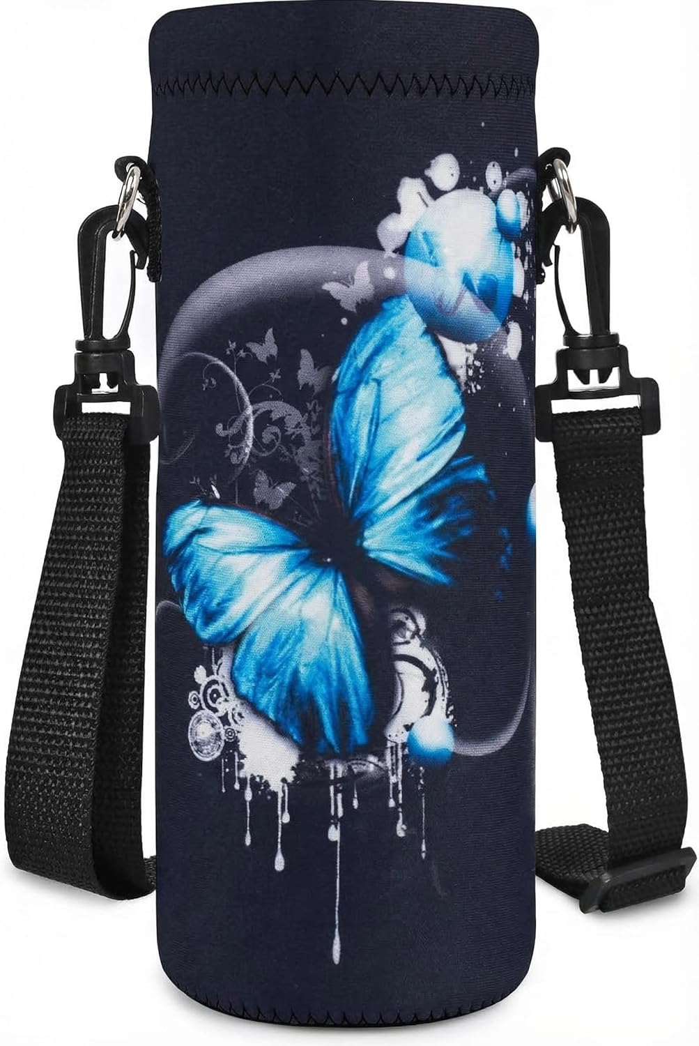 AUPET Water Bottle Bag Carrier,24oz/32oz Insulated Neoprene bottle Sling Holder Case Pouch Cover for 1000ML/750ML Bottles with Shoulder Strap for walking
