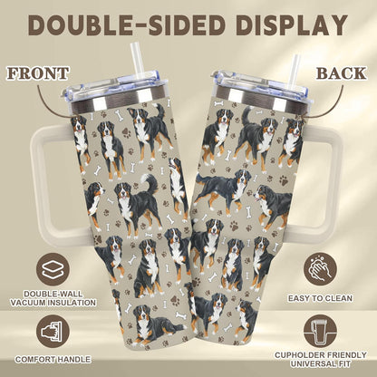 Beagle Gifts for Women Men, 40oz Stainless Steel Insulated Tumbler Travel Cup Mug, Funny and Unique Beagle Gifts for Dog Lover - Colors B