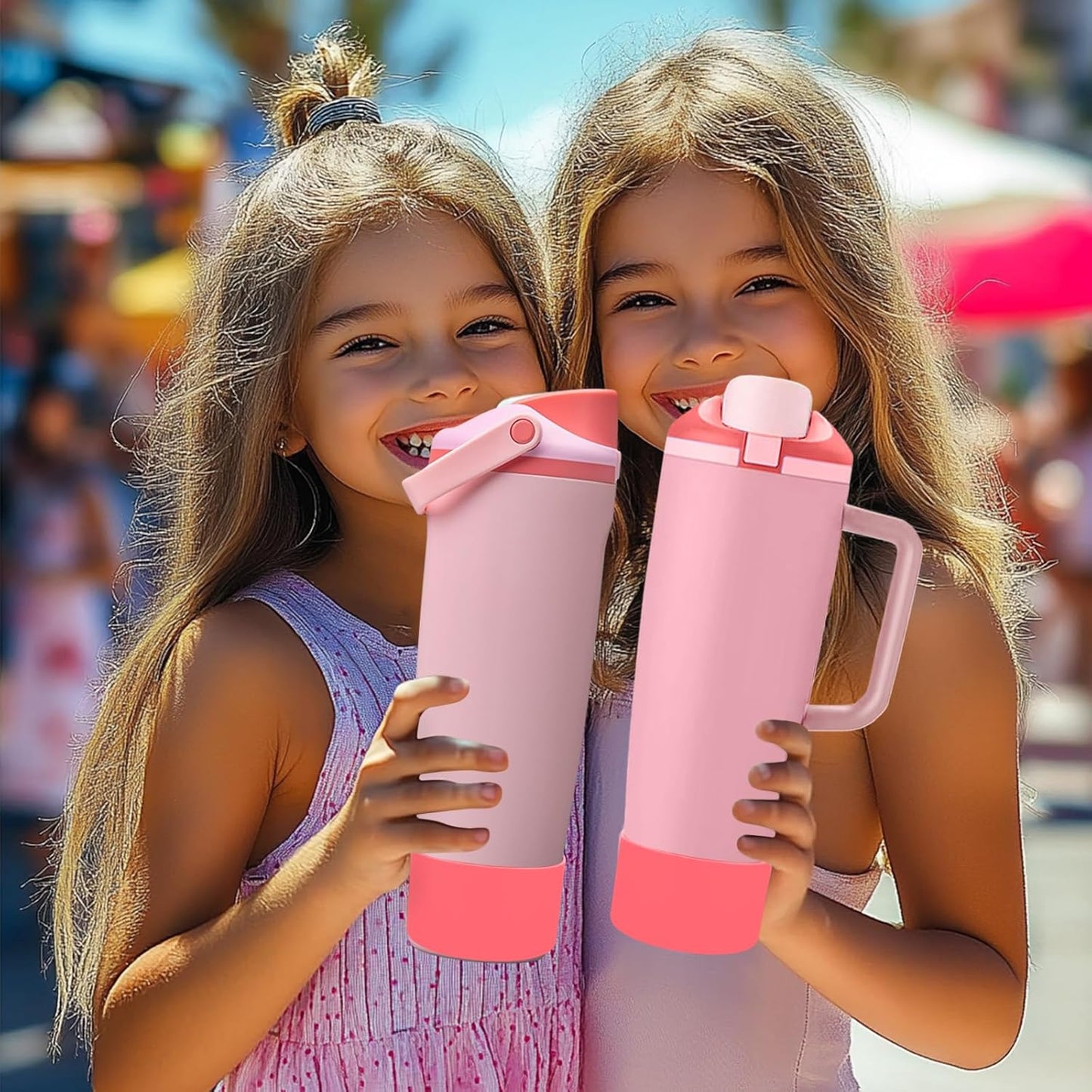 Mity rain 2PCS Protective Silicone Boots for Owala 30oz & 40oz FreeSip Sway Bottles & Tumblers - Accessories for owala, Enhances Stability & Prevents Scratches(Black Cherry)