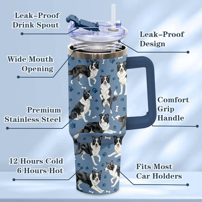 Beagle Gifts for Women Men, 40oz Stainless Steel Insulated Tumbler Travel Cup Mug, Funny and Unique Beagle Gifts for Dog Lover - Colors A