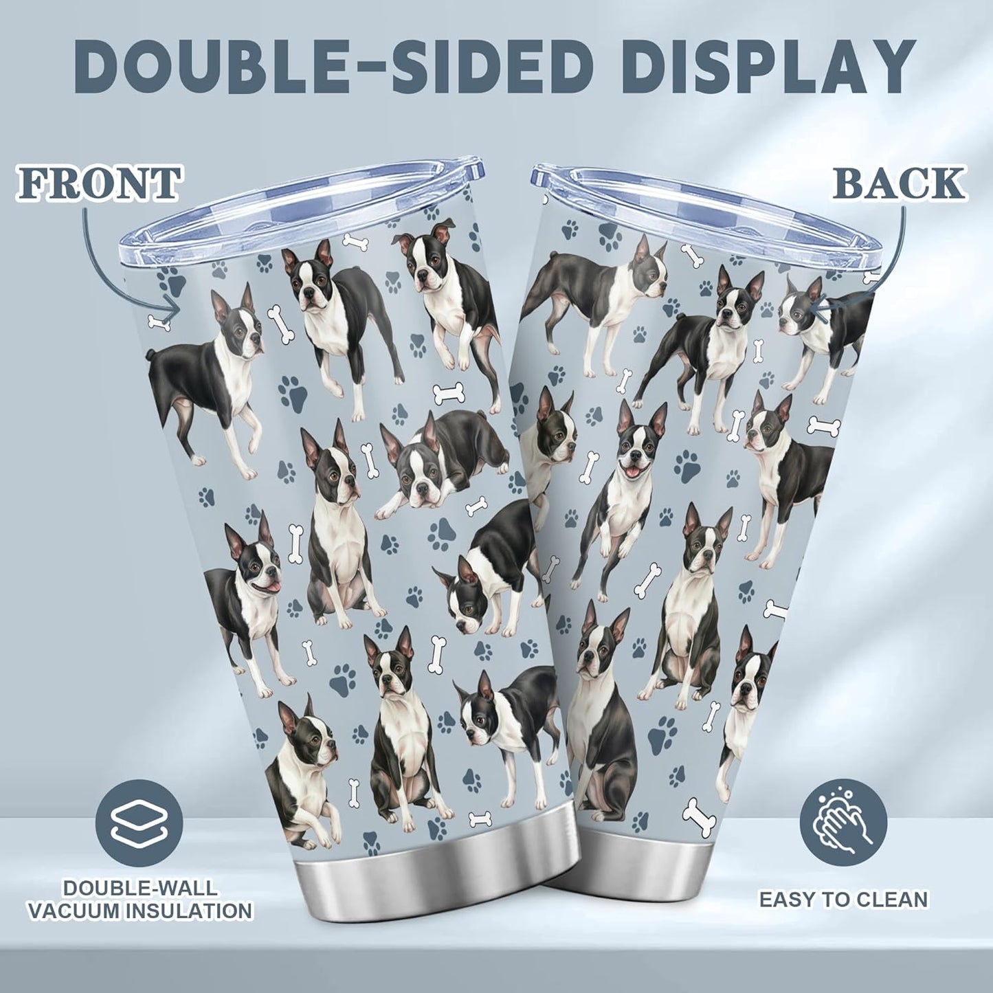 Beagle Gifts for Women Men, 40oz Stainless Steel Insulated Tumbler Travel Cup Mug, Funny and Unique Beagle Gifts for Dog Lover - Colors B