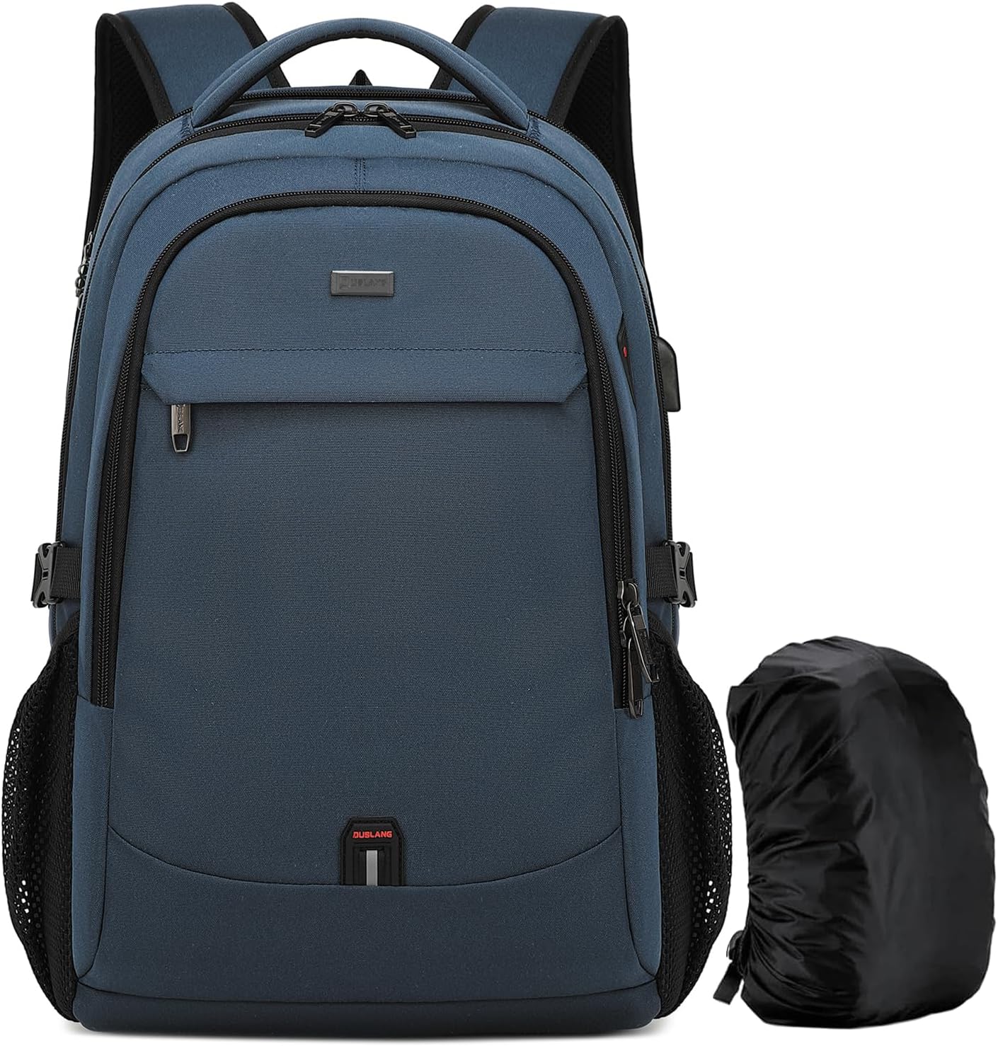 DUSLANG 17 Inch Laptop Backpack for Travel Water Resistant College Backpack for Men/Women Laptop Bag with USB Charging Port,Black - Colors A
