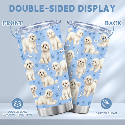 Beagle Gifts for Women Men, 40oz Stainless Steel Insulated Tumbler Travel Cup Mug, Funny and Unique Beagle Gifts for Dog Lover - Colors A