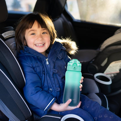 Oldley Insulated Water Bottle 20oz for Adults Kids Stainless Steel Water Bottles with Straw/Chug/Carabiner 3 Lids Fruit Strainer Double Wall Vacuum Wide Mouth BPA Free Leak-Proof for School Travel