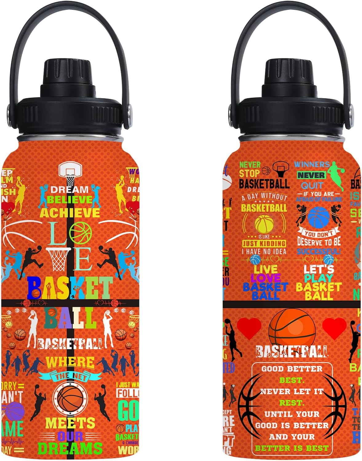 Pickleball Water Bottle 32oz Stainless Steel Insulated Vaccum with Lid, Pickleball Gifts for Pickleball Players, Pickleball Lovers, Women Girls Ladies
