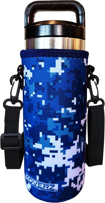24-30oz 750ml Water Bottle Carrier with Shoulder Strap, Water Bottle Insulator - Midnight Mums